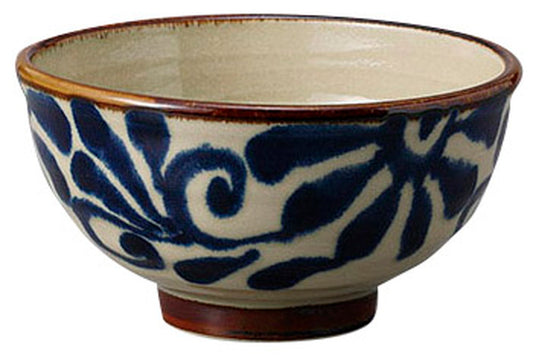 琉球るり唐草六兵衛5.5高ハマ丼 [ 17 x 9.1cm 1100cc ] [ 丼 ] | 和食 飲食店 定食屋 業務用