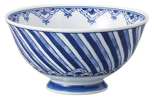 ねじり十草中平 [ 11.7 x 6cm ] [ 飯碗 ] | 和食 飲食店 定食屋 自宅用 業務用