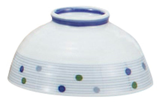 スターライン青健康軽量茶碗 [ 11.6 x 6cm ] [ 飯碗 ] | 和食 飲食店 定食屋 自宅用 業務用