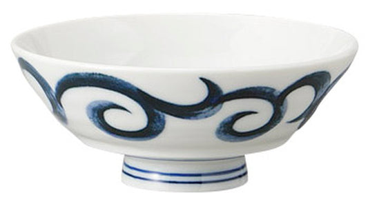 唐草持ちやすい茶碗 [ 12 x 5.5cm ] [ 飯碗 ] | 和食 飲食店 定食屋 自宅用 業務用