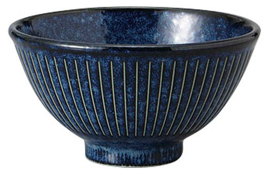 ハスイ十草海碧飯碗 [ 12 x 6.5cm ] [ 飯碗 ] | 和食 飲食店 定食屋 自宅用 業務用