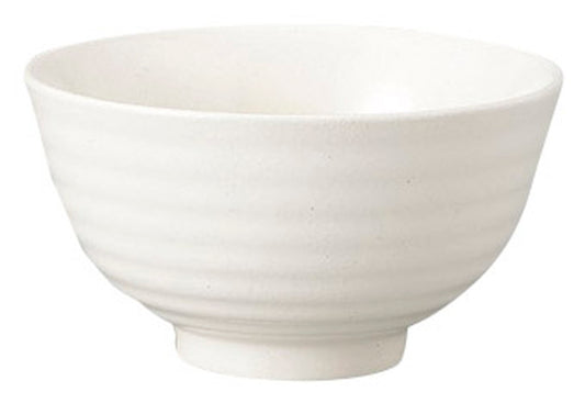 梨地白釉茶碗 [ 11.5 x 6.4cm ] [ 飯碗 ] | 和食 飲食店 定食屋 自宅用 業務用