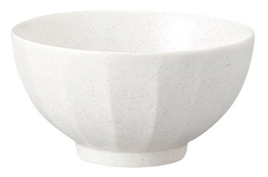色釉白型入茶碗 [ 11.8 x 6.2cm ] [ 飯碗 ] | 和食 飲食店 定食屋 自宅用 業務用