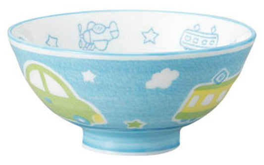 乗り物孫平 [ 10.5 x 5.5cm ] [ 飯碗 ] | 子ども用 KIDS かわいい プレゼント