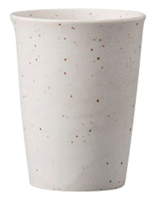 白釉反カップ [ 6.9 x 8.8cm ] [ 長湯呑 ] | 和食 飲食店 寿司店 定食屋 業務用