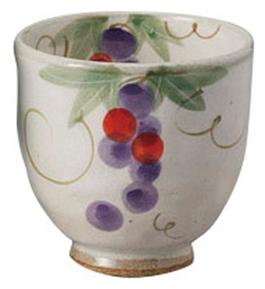 二色ぶどう湯呑(小) [ 7.8 x 7.4cm 200cc ] [ 湯呑 ] | 和食 飲食店 定食屋 自宅用 業務用