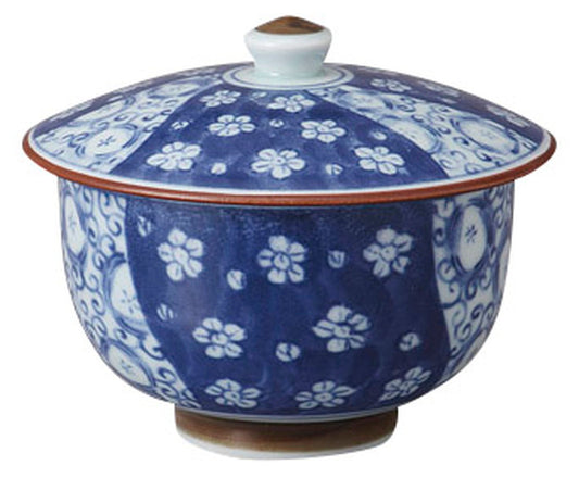 梅小紋蓋付汲出 [ 10 x 8cm 175cc ] [ 蓋付千茶 ] | 和食 来客用 旅館 料亭 業務用