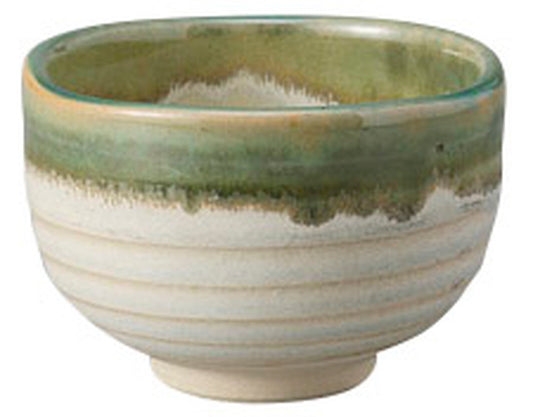 波ロ流しゆったり碗 [ 9.8 x 6.5cm 300cc ] [ いっぷく碗 ] | 和食 飲食店 カフェ 贈り物 業務用