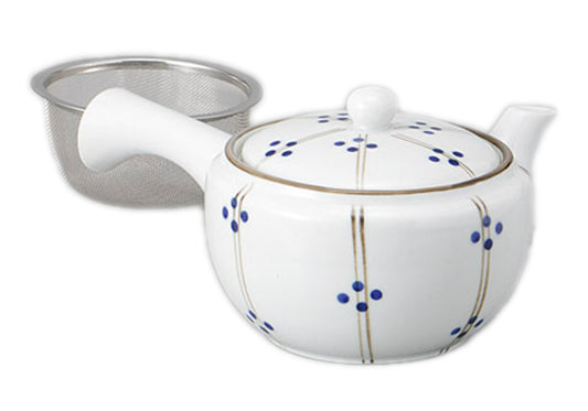 十草丸紋青DB急須 [ 11 x 8.6cm 400cc ] [ 急須 ] | 和食 飲食店 自宅用 お茶 贈り物