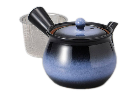 オーロラジャンボ急須(カゴアミ付) [ 21 x 14 x 12cm 1000cc ] [ 急須 ] | 和食 飲食店 自宅用 お茶 贈り物