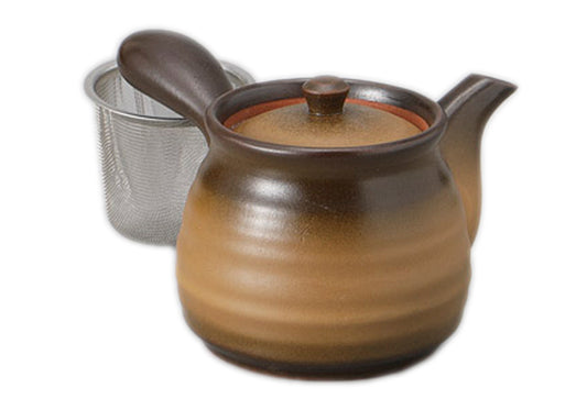 金色六兵2.5急須(アミ付) [ 10.5 x 10cm 480cc ] [ 急須 ] | 和食 飲食店 自宅用 お茶 贈り物