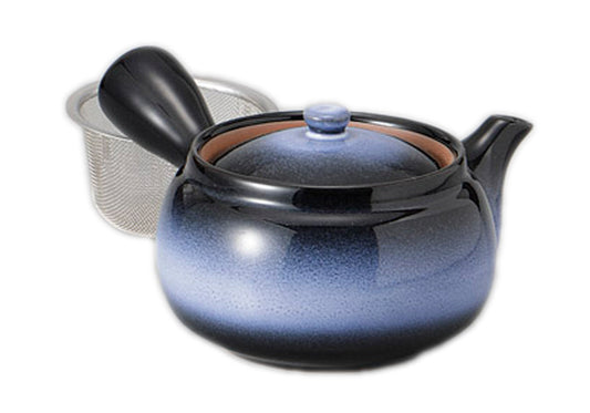 オーロラ急須(カゴアミ付) [ 11 x 8cm 400cc ] [ 急須 ] | 和食 飲食店 自宅用 お茶 贈り物