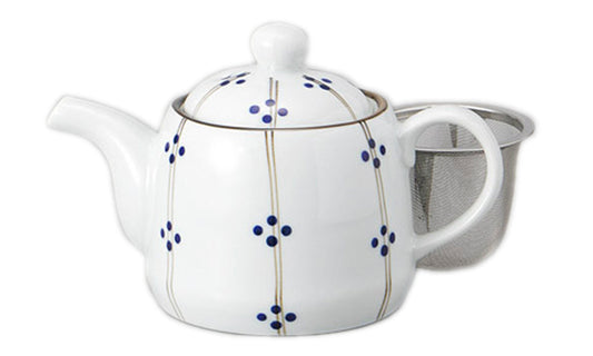 十草丸紋青ＤＢポット [ 10.4 x 10.8cm 380cc ] [ ポット ] | 和食 飲食店 自宅用 お茶 贈り物