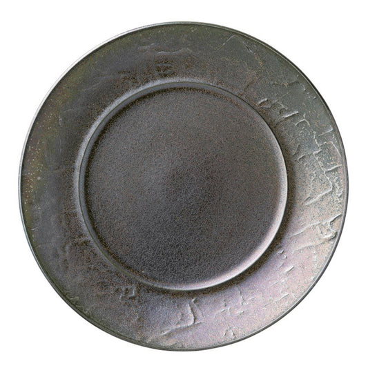 バロック黒彩21cmプレート [ 21 x 2cm ] [ 中皿 ] | 洋食 飲食店 レストラン カフェ モダン おしゃれ 業務用