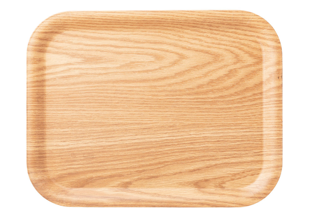 木目樹脂カフェトレイ(大)ナチュラル [ 42.5 x 32.6 x 2cm ] [ お盆 ] | 洋食 飲食店 レストラン カフェ モダン おしゃれ 業務用