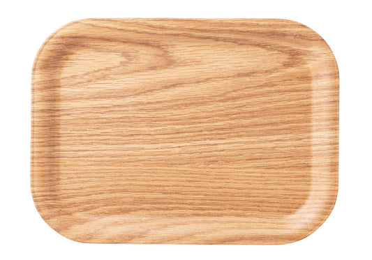 木目樹脂カフェトレイ(小)ナチュラル [ 29.7 x 21.7 x 1.6cm ] [ お盆 ] | 洋食 飲食店 レストラン カフェ モダン おしゃれ 業務用