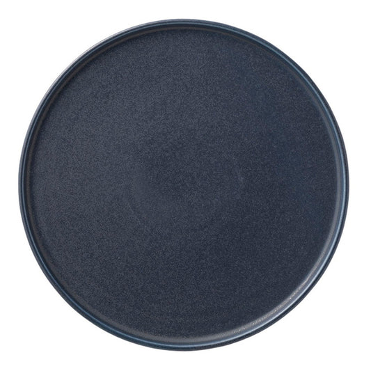フラット23cmプレート(ブラックネイビー) [ 23.5 x 2cm ] [ 中皿 ] | 洋食 飲食店 レストラン カフェ モダン おしゃれ 業務用