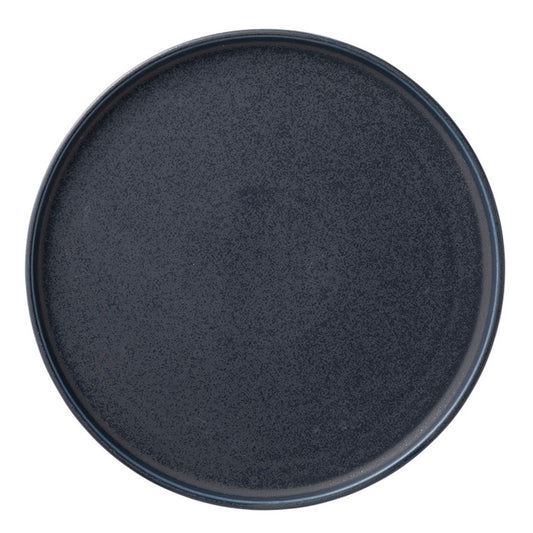 フラット26cmプレート(ブラックネイビー) [ 26.4 x 2.3cm ] [ 大皿 ] | 洋食 飲食店 レストラン カフェ モダン おしゃれ 業務用