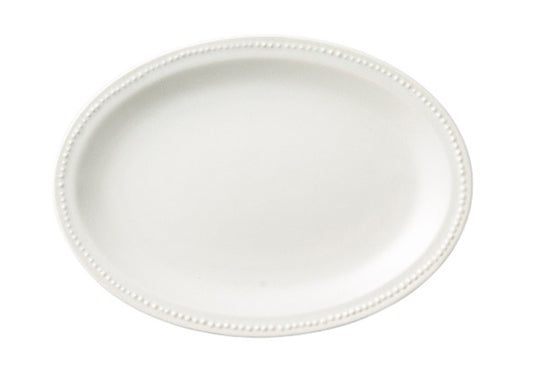 ドットリムホワイト24cm楕円皿 [ 24.5 x 17.5 x 2.6cm ] [ 楕円皿 ] | 洋食 飲食店 レストラン カフェ モダン おしゃれ 業務用