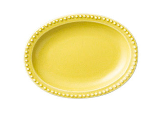 dot rim12cmオーバルプレート(イエロー) [ 12.5 x 9.5 x 2cm ] [ 楕円皿 ] | 洋食 飲食店 レストラン カフェ モダン おしゃれ 業務用