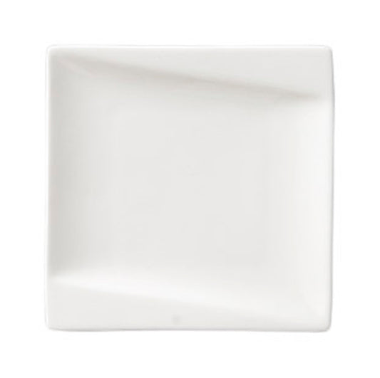 オビリック13プレート [ 12.5 x 12.5 x 1.8cm ] [ 角皿 ] | 洋食 飲食店 レストラン カフェ モダン おしゃれ 業務用
