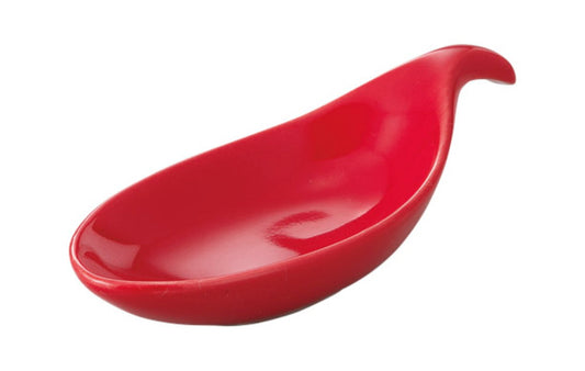 リーフボール 赤 [ 12 x 4.5 x 2.8cm ] [ アミューズ ] | 洋食 飲食店 レストラン カフェ モダン おしゃれ 業務用