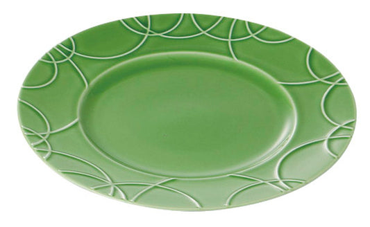 ループグリーン28cmディナー [ 28 x 2.2cm ] [ パスタ皿 ] | 洋食 飲食店 レストラン カフェ 業務用