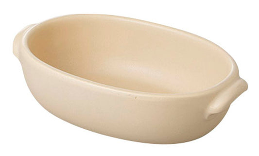 EARTHEN GRATENオーバル White (Y-2) [ 18 x 11 x 4.2cm ] [ 洋陶 ] | オーブン対応 あったか 飲食店 レストラン カフェ 洋食