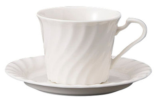NBホワイト800コーヒー碗皿 [ C:10.8 x 8 x 6.6cm 210㏄ S:14.1cm ] [ カップ＆ソーサー ] | 飲食店 喫茶店 カフェ レストラン 業務用