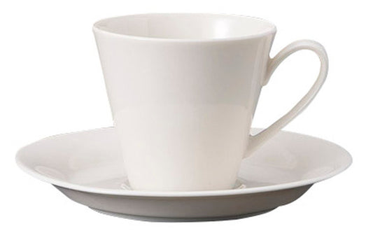 クリームホワイト碗皿 [ C:10.6 x 8.1 x 7.8cm 200㏄ S:15cm ] [ カップ＆ソーサー ] | 飲食店 喫茶店 カフェ レストラン 業務用