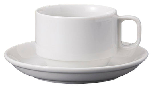 ロジャースコーヒー碗皿 [ C:11 x 8.4 x 6cm 240㏄ S:14cm ] [ カップ＆ソーサー ] | 飲食店 喫茶店 カフェ レストラン 業務用