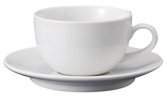 ベーシックカプチーノ碗皿 [ C:9.3 x 6cm 220㏄ S:14.8 x 2cm ] [ カップ＆ソーサー ] | 飲食店 喫茶店 カフェ レストラン 業務用