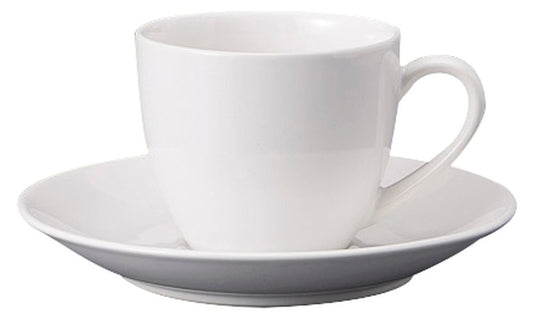 モダン兼用碗皿 [ C:10.8 x 8 x 7cm 200㏄ S:15.5cm ] [ カップ＆ソーサー ] | 飲食店 喫茶店 カフェ レストラン 業務用