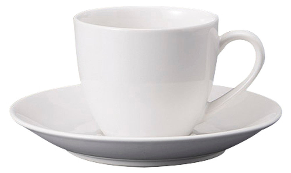 モダン兼用碗皿 [ C:10.8 x 8 x 7cm 200㏄ S:15.5cm ] [ カップ＆ソーサー ] | 飲食店 喫茶店 カフェ レストラン 業務用