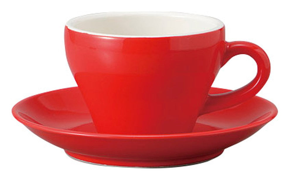Real Red MIDIコーヒー碗皿 [ C:12 x 9.4 x 7cm 230㏄ S:15.3 x 2cm ] [ カップ＆ソーサー ] | 飲食店 喫茶店 カフェ レストラン 業務用