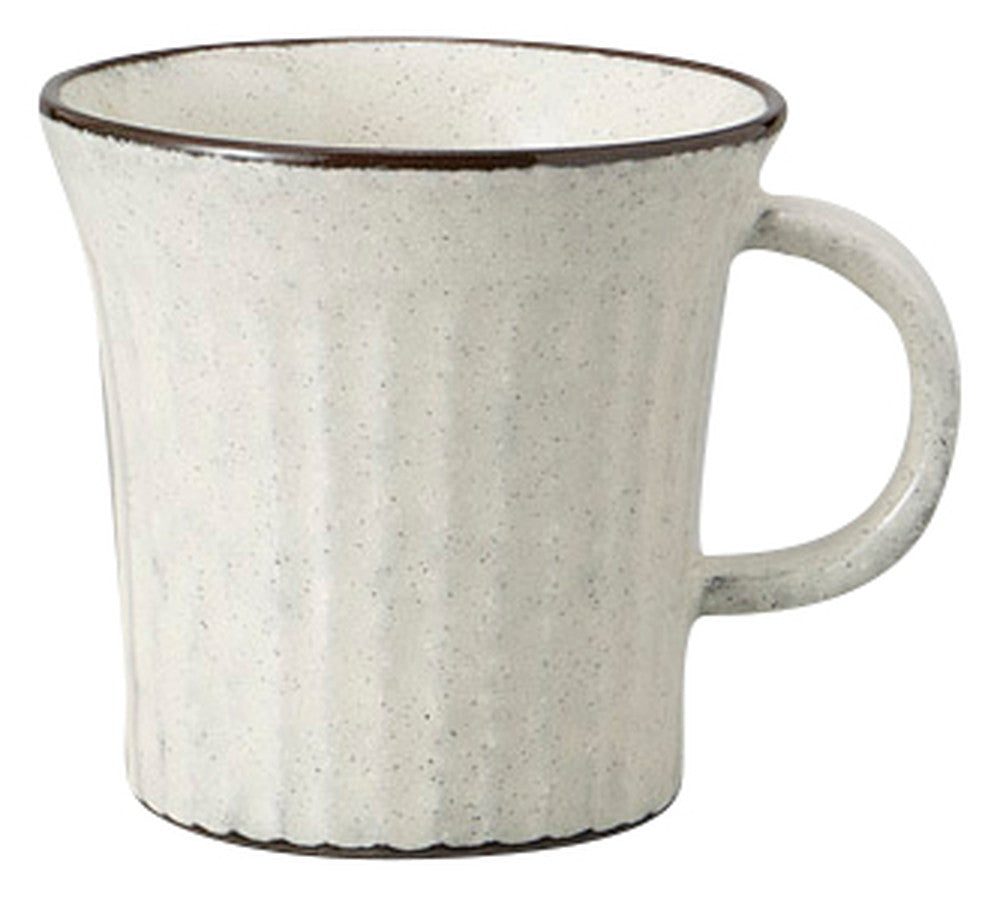 白釉削ぎマグ [ 9.4 x 12.2 x 9.5cm 300cc ] [ マグカップ ] | 飲食店 喫茶店 カフェ 贈り物 自宅用 業務用