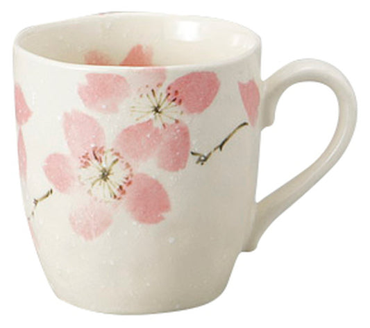 みやま桜 赤マグ [ 11.4 x 8.3 x 9cm 330cc ] [ マグカップ ] | 飲食店 喫茶店 カフェ 贈り物 自宅用 業務用