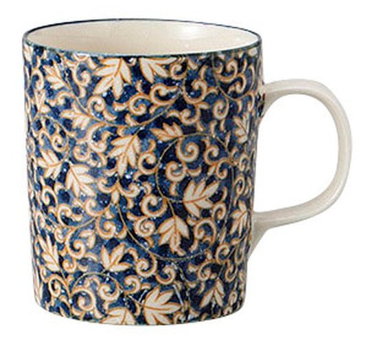 つる唐草軽量 青マグ [ 10.5 x 7.8 x 9cm 320cc ] [ マグカップ ] | 飲食店 喫茶店 カフェ 贈り物 自宅用 業務用