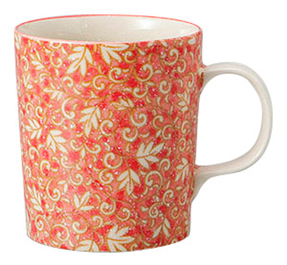 つる唐草軽量 赤マグ [ 10.5 x 7.8 x 9cm 320cc ] [ マグカップ ] | 飲食店 喫茶店 カフェ 贈り物 自宅用 業務用