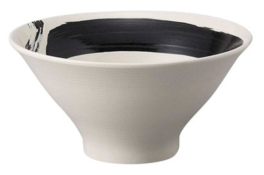 刷毛目 白薄筋ラーメン丼 [ 20 x 10cm 1100cc ] [ 中華丼 ] | ラーメン店 中華料理 アジア料理 飲食店 業務用