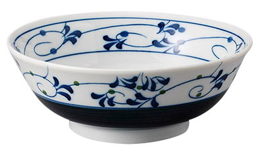 土岐唐草青6.3ラーメン丼 [ 19.2 x 7.2cm ] [ 中華丼 ] | ラーメン店 中華料理 アジア料理 飲食店 業務用