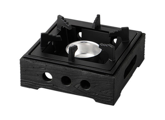 民芸コンロＢ-1黒(M11-504) [ 15.9 x 15.9 x 7.8cm ] [ コンロ ] | 和食 飲食店 料亭 旅館 業務用