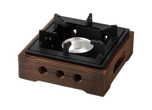 民芸コンロＢ-1茶(M11-503) [ 15.9 x 15.9 x 7.8cm ] [ コンロ ] | 和食 飲食店 料亭 旅館 業務用