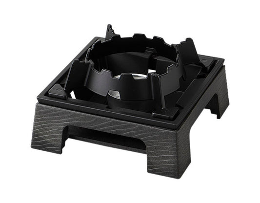 民芸コンロＡ-3黒(M44-627) [ 16.1 x 16.1 x 8.9cm ] [ コンロ ] | 和食 飲食店 料亭 旅館 業務用