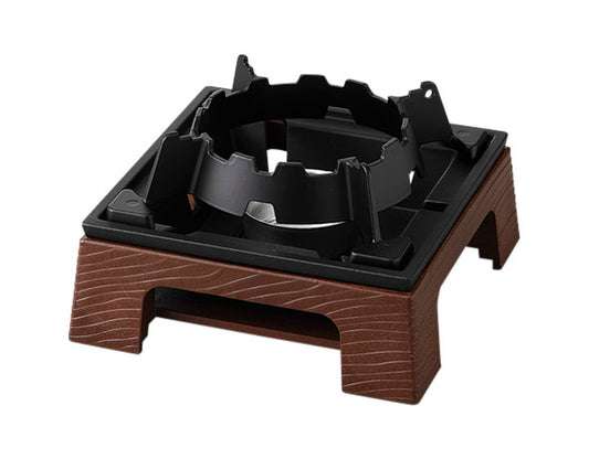 民芸コンロＡ-3茶(M44-626) [ 16.1 x 16.1 x 8.9cm ] [ コンロ ] | 和食 飲食店 料亭 旅館 業務用