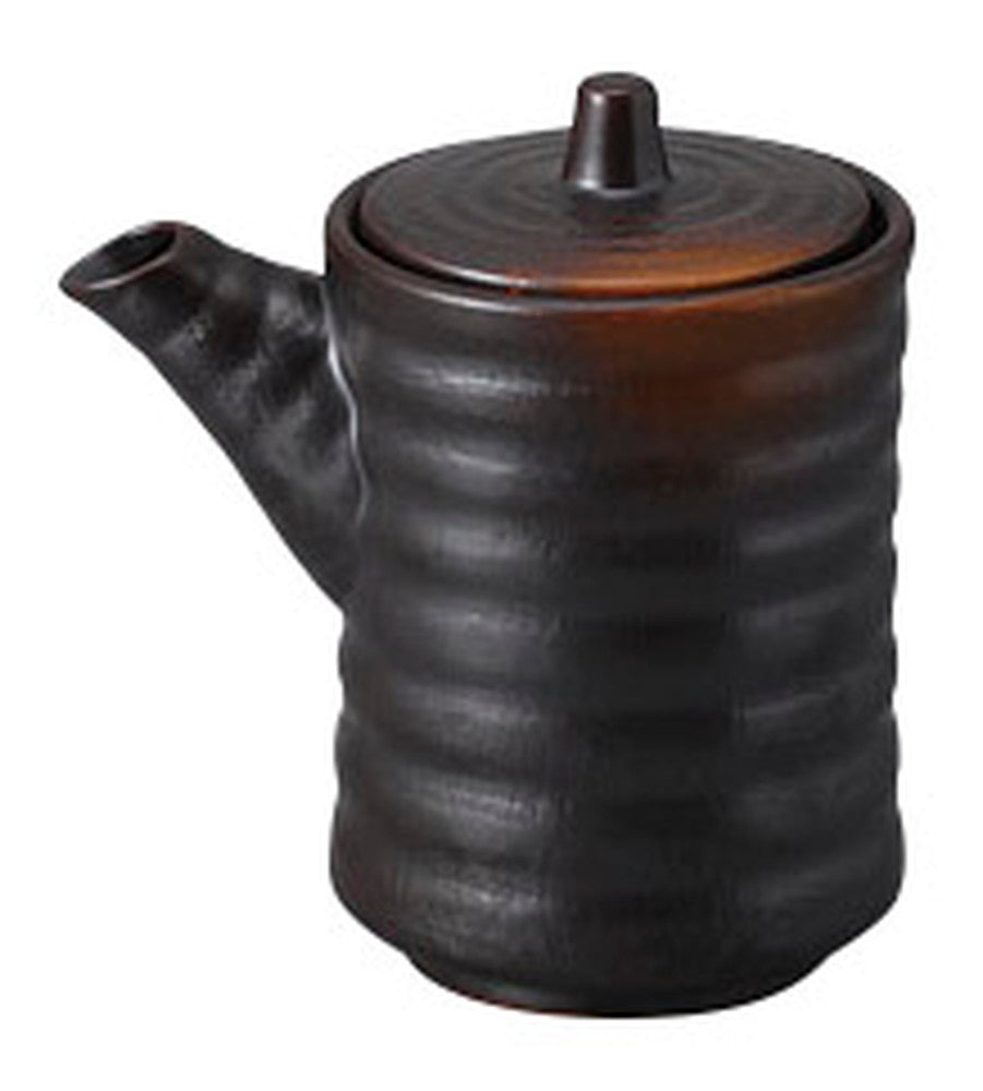 焼締筒型出汁入 [ 8.6 x 13.8cm 400cc ] [ 鍋用品 ] | 和食 旅館 料亭 飲食店 ホテル 業務用