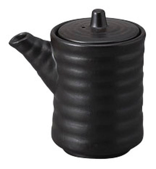 新いぶし黒筒型出汁入 [ 8.6 x 13.8cm 400cc ] [ 鍋用品 ] | 和食 旅館 料亭 飲食店 ホテル 業務用