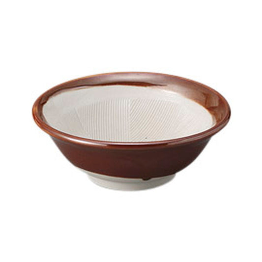 ☆ すり鉢 ☆茶３.５反すり鉢 [ 10.7 x 4cm ] 【 料亭 旅館 和食器 飲食店 業務用 】