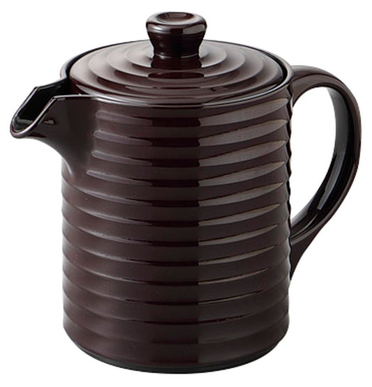 樹脂製汁次(中)新溜 [ 17.4 x 10.2 x 14.8cm 500cc ] [ 漆器 ] | 和食 飲食店 蕎麦屋 旅館 ホテル 業務用