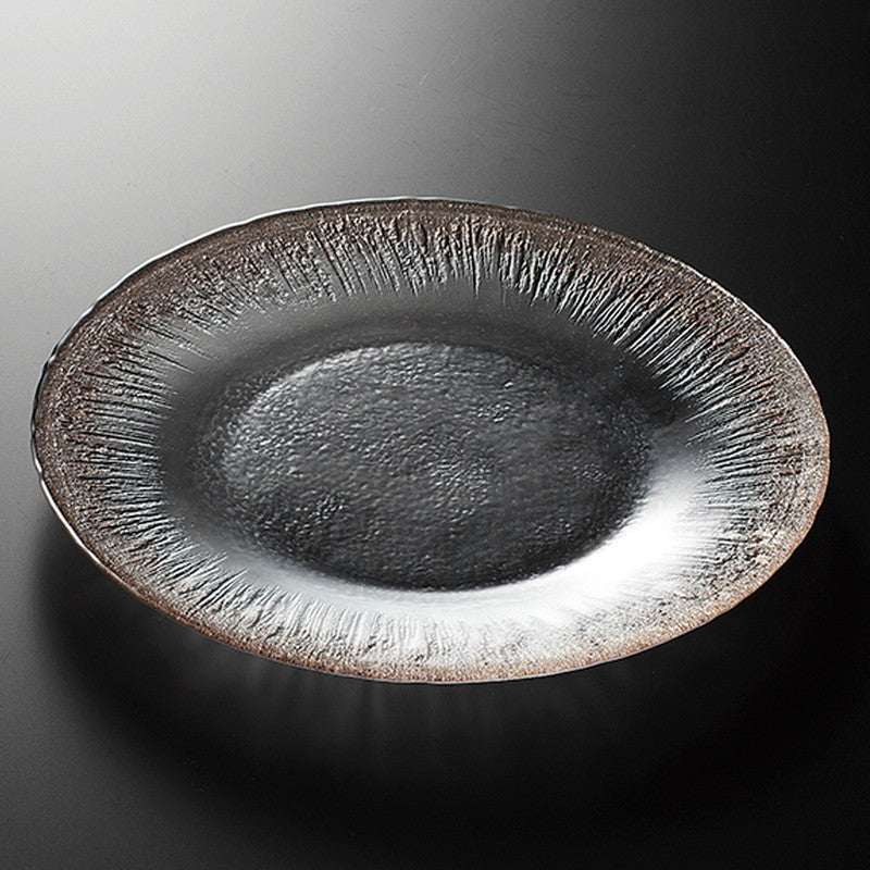 フラッシュ プレート22 シルバー [ 約Φ215 x H20mm ]